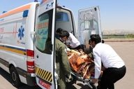 حادثه بامدادی در جاده مهریز–یزد؛ ۳۰ نفر راهی بیمارستان شدند