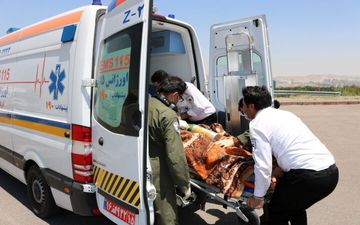 حادثه بامدادی در جاده مهریز–یزد؛ ۳۰ نفر راهی بیمارستان شدند