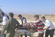 نجات معجزه‌آسای زن ۶۶ ساله در ارتفاعات طارم با امداد هوایی