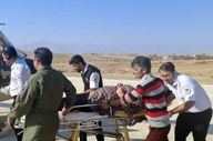 نجات معجزه‌آسای زن ۶۶ ساله در ارتفاعات طارم با امداد هوایی