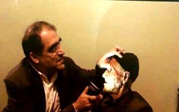 وزیر بهداشت در منزل پدر سردار سلیمانی