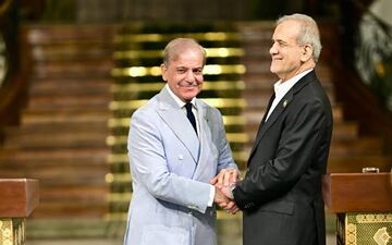 توسعه روابط پاکستان و ایران در اولویت شهباز شریف