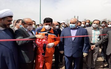 افتتاح فاز اول تقاطع غیر هم سطح امام خمینی (ره) شهر کرمانشاه