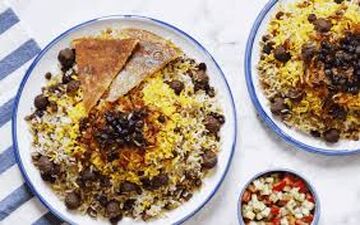 طرز تهیه کشمش پلو شیرازی!