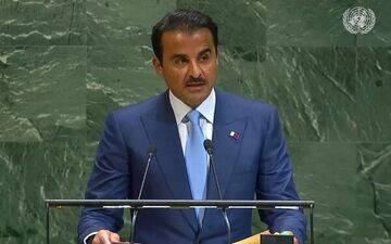 سخنرانی امیر قطر در مجمع عمومی سازمان ملل آغاز شد