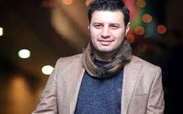 ژست جذاب جواد عزتی و همسرش