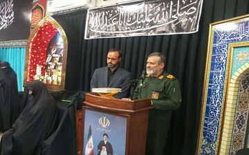 فرمانده سپاه قزوین: اراده زنان ایران در ایام جنگ مستحکم بود