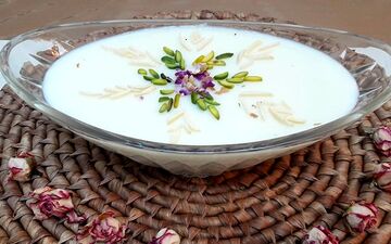 طرز تهیه فرنی بادام | مقوی برای همه سنین !