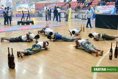 گزارش تصویری آیین افتتاحیه دومین المپیاد استعدادهای برتر هندبال  کشور در کرمانشاه  
