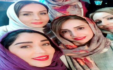 سلفی خانم های معروف بازیگر