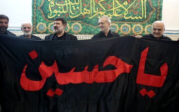 حضور رئیس جمهور در مهدیه امام حسن (ع)

