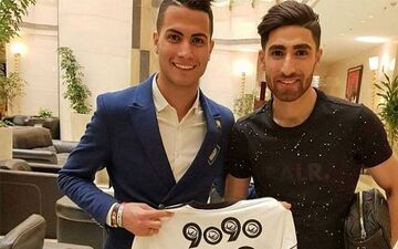 عکس یادگاری علیرضا جهانبخش با رونالدو!+ عکس