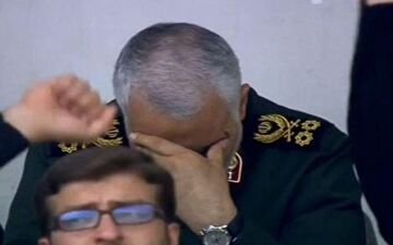 اشک‌های شهید سردار سلیمانی حین قسم خوردن به نام شهدا + فیلم