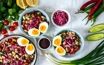 غذای رژیمی | سالاد لوبیا سفید