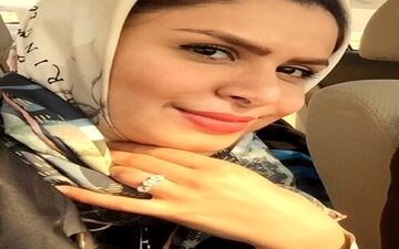 تیپ متفاوت خانم مجری در عکس با رونالدو