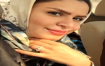 تیپ متفاوت خانم مجری در عکس با رونالدو