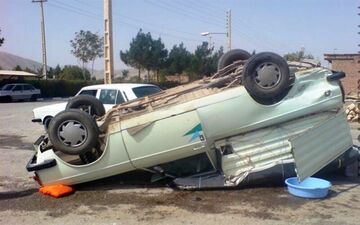 واژگونی وانت بار حادثه آفرید؛، جاده غرق خون شد/ 6 کشته و مصدوم 