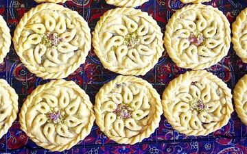 شیرینی جدید و خوشمزه| دستور تهیه شیرینی کلمپه کرمان