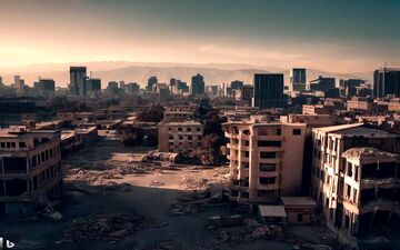 تصاویر بهت‌آور هوش‌مصنوعی از تهران در ۵۰ سال‌آینده/ وحشت میکنید/عکس
