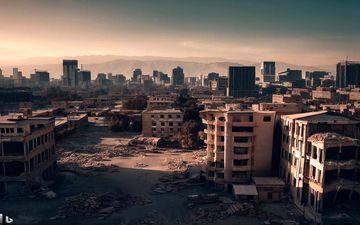 تصاویر بهت‌آور هوش‌مصنوعی از تهران در ۵۰ سال‌آینده/ وحشت میکنید/عکس

