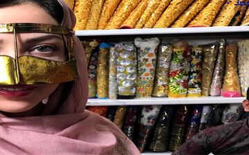 عکس: لیلا اوتادی با پوشش بندرعباسی‌ها
