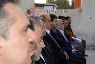 کلنگ زنی مجتمع فرهنگی ورزشی سرپل ذهاب توسط بانک شهر