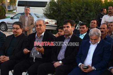 کلنگ زنی مجتمع فرهنگی ورزشی سرپل ذهاب توسط بانک شهر