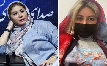 تصویری از آرایش جذاب فریبا نادری
