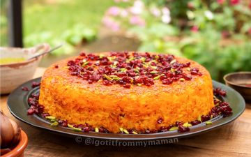 این ته چین متفاوت رو هم امتحان کنید| ته چین مرغ لونگی