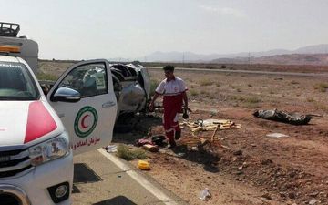 واژگونی خودروی پارس در محور آرادان-سرخه یک کشته برجای گذاشت