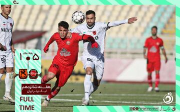 خلاصه بازی تراکتور 5 - مس رفسنجان 1