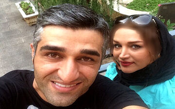 خودنمایی خواهر پژمان جمشیدی با لباس چسبان! | تصویری دو نفره از مامک جمشیدی در کنار رضا بهرام
