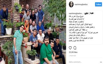 «نسرین مقانلو» در پشت صحنه «سفر در خانه» | عکس