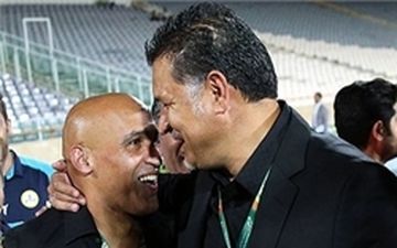  برخورد گرم دایی و منصوریان در سازمان لیگ