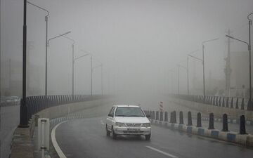 تردد روان در تمامی محورها / مه گرفتگی در جاده های شمالی