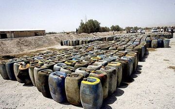 کشف ۱۵ هزار لیتر سوخت قاچاق در قصرشیرین



