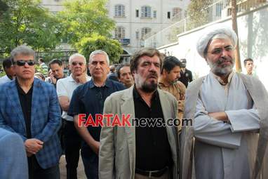 گزارش تصویری از تشیع پیکر سید ضیاءالدین دری