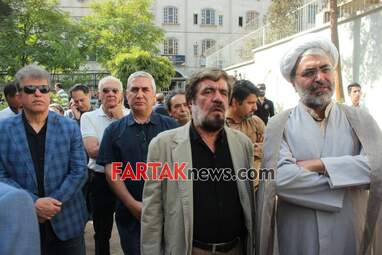 گزارش تصویری از تشیع پیکر سید ضیاءالدین دری