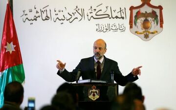 دولت اردن استعفا کرد