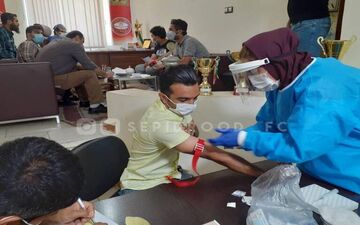 انجام دومین مرحله تست کرونا باشگاه سپیدرود