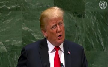 آغاز سخنان ترامپ در مجمع عمومی سازمان ملل