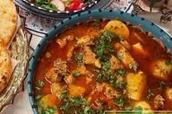 طرز تهیه خورش شلغم با گوشت و آلو!