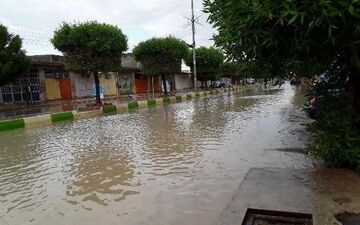 ثبت ۱۳۵ میلیمتر بارش در منطقه قلعه رئیسی کهگیلویه و بویراحمد