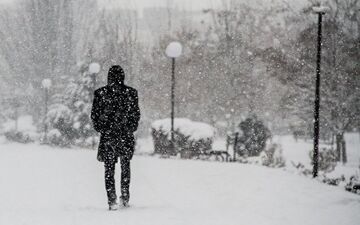بارش باران و برف در ۶ استان کشور
