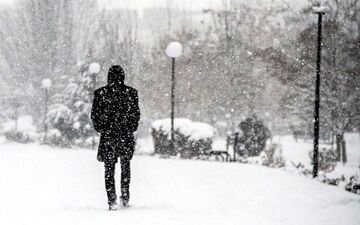 بارش باران و برف در ۶ استان کشور