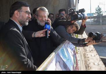 گزارش تصویری; اتمام مکانیزه پروژه های خط A مترو قم با حضور لاریجانی 