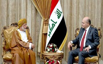 برهم صالح در دیدار با بن علوی: ثبات عراق عامل اصلی امنیت منطقه است