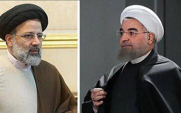 تفاوت حضور رئیسی و روحانی در میدان امام اصفهان