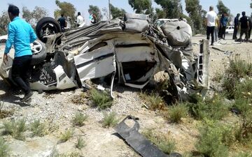 تصادف در جاده گتوند- جنت مکان ۲ کشته و ۲ مصدوم بر جا گذاشت