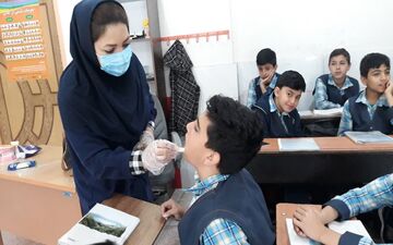 اجرای طرح غربالگری سلامت دهان و دندان دانش‌آموزان